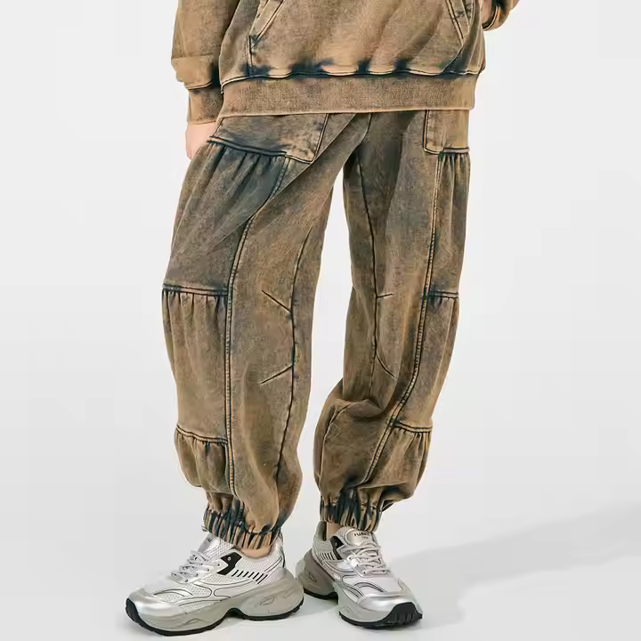 Casual Kids Cargo Pants for Girls 12 Years and Children Plus Size Washed Techniques