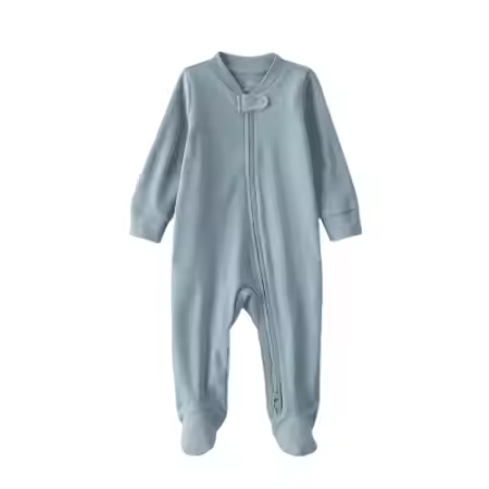 Baby clothing pajamas Full open zipper front cozy snug fit pajamas 18-24 M sizes
