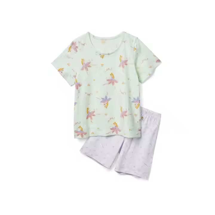 Casual Striped Pajamas for Kids Girl Children's Woven Fabric Pajamas
