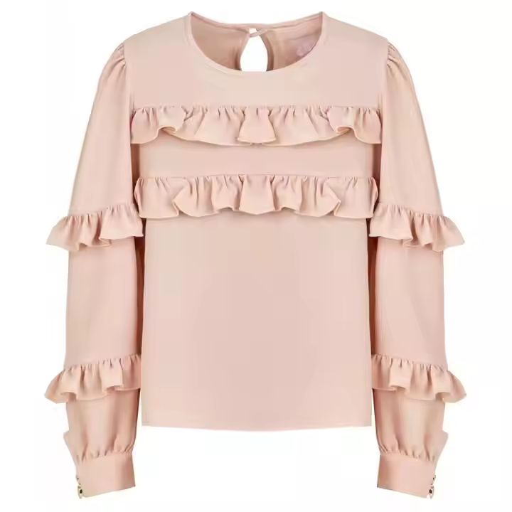 custom t-shirt design kids clothing wholesale autumn tshirt for teen girls