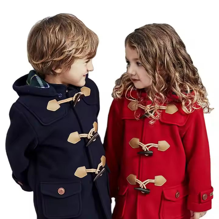 2025 children winter coat girl boy woolen coat&outwears for kids