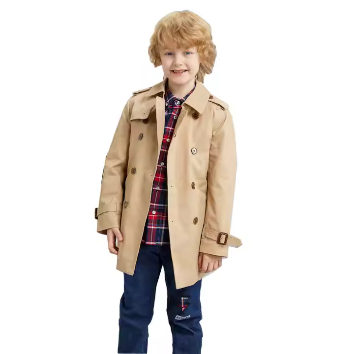 Custom kids clothing winter coat for children boys