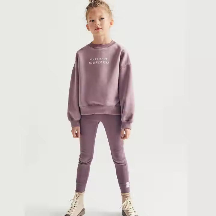 Guangzhou Basic Cotton Style Spring and Autumn Pant and Two Two Piece Clothing Set Baby Clothing Set