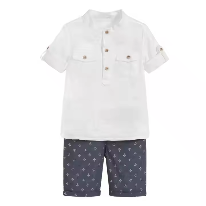 Guangzhou Fashion Latest Style Kids Baby Gentleman Clothing Set
