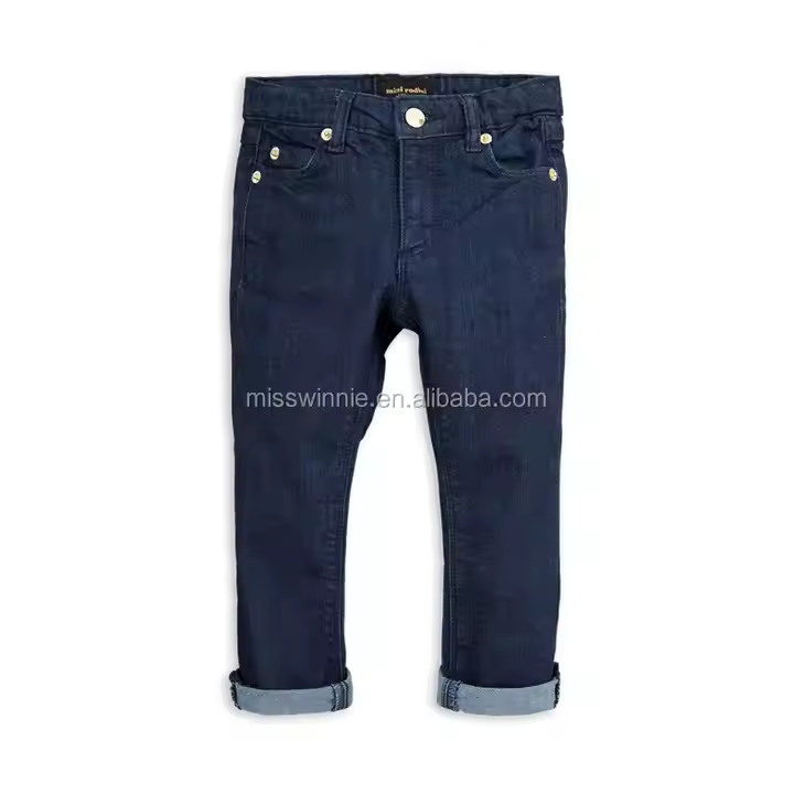 Kids Boy Jeans Children's Pants Pure Pattern Guangzhou Children Clothes Casual Style