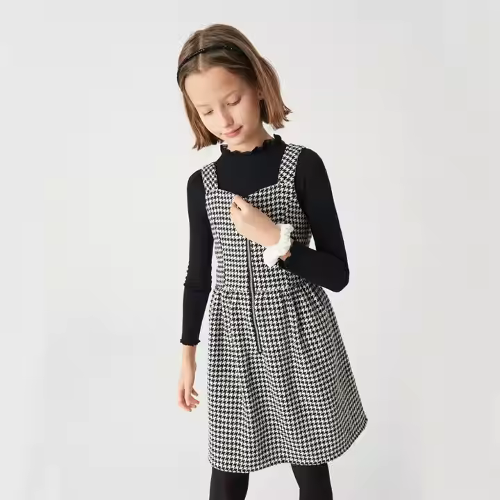 OEM and ODM Brand Classical Style Custom Jumper Dress Baby Jumper