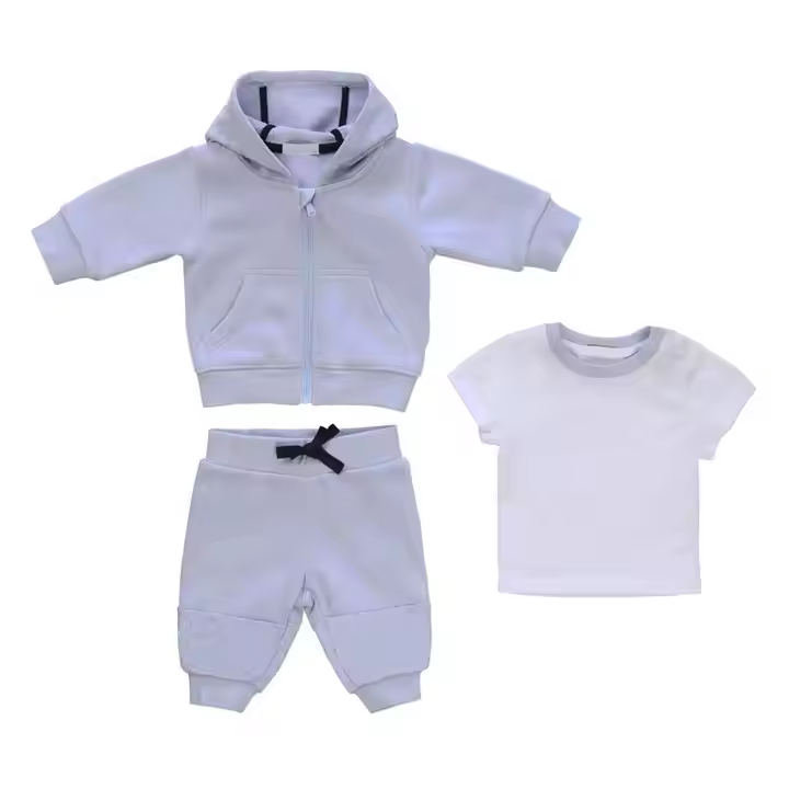 Winter Infant Baby Hoodie + Jogger + Tshirt 3 Pieces Set Baby Clothing Fashion