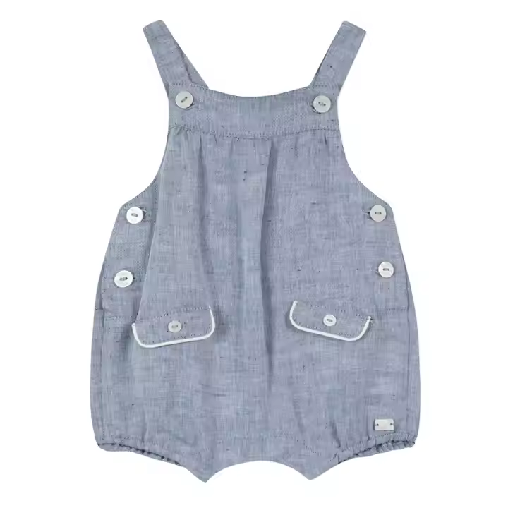 Top Quality Wholesale Summer Children's Clothing Baby Girls Suspender Romper Custom Fabric Design for Kids