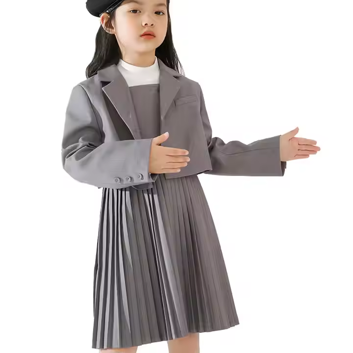 Custom Children Set Winter Fashion Children's Clothing Sets Kids Wear Girls Top and Pant 2 Pieces