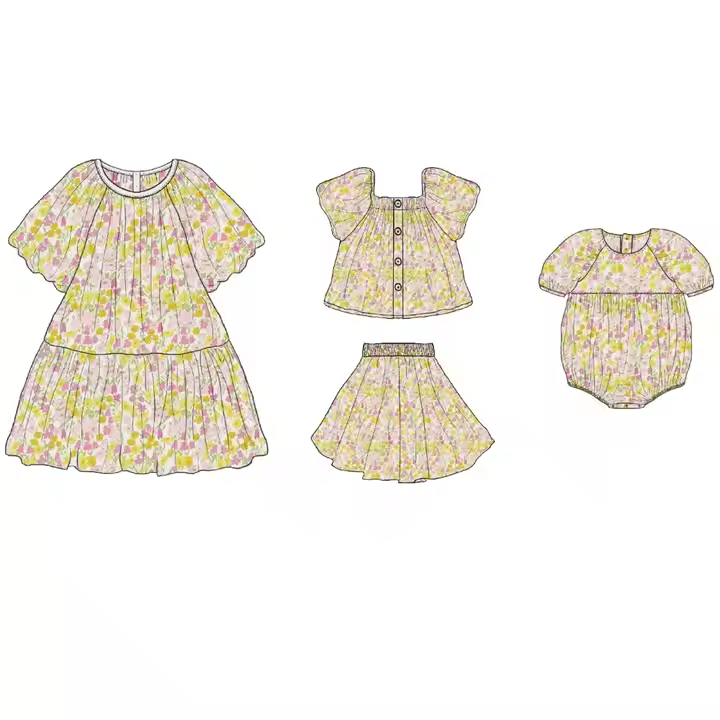 Baby girls cotton romper