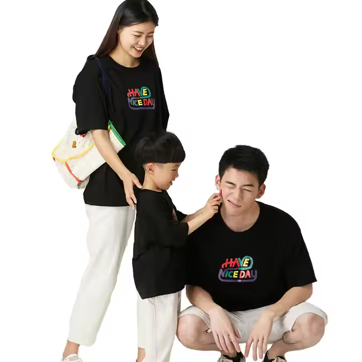 High Quality Family Matching T-Shirts Name Brand Comfortable and Stylish Clothing for Boys Girls for Stylish Family Outfits