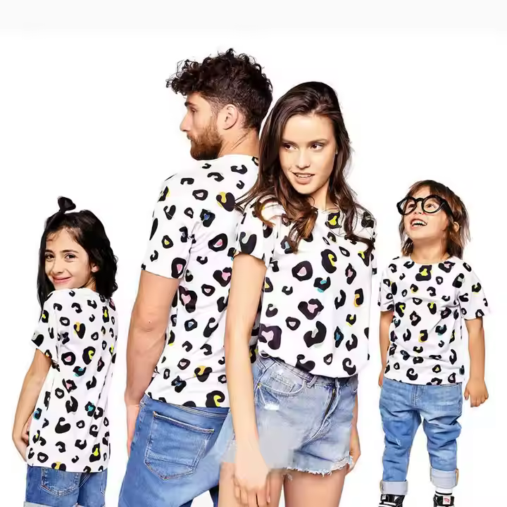 Family T-shirt Parent-child Clothing Brand Couple T-shirt