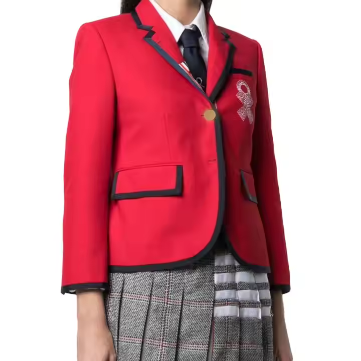 Customized Girls' Formal Primary School Uniform New Model ODM Wholesale Kids School Uniforms