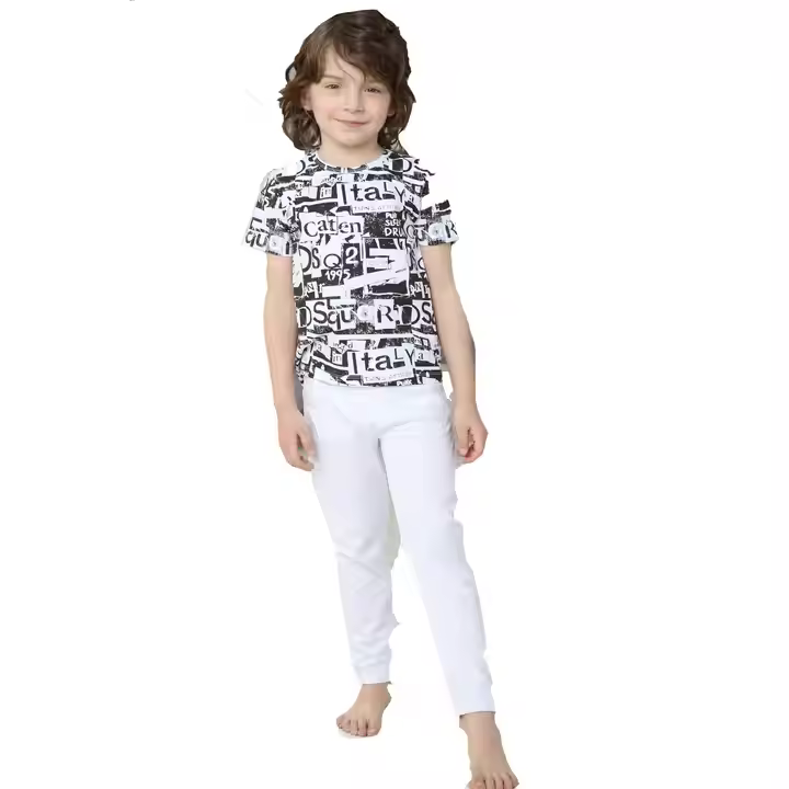 New Fashion European Style Printing Kids Clothing Set Children Clothes Boys