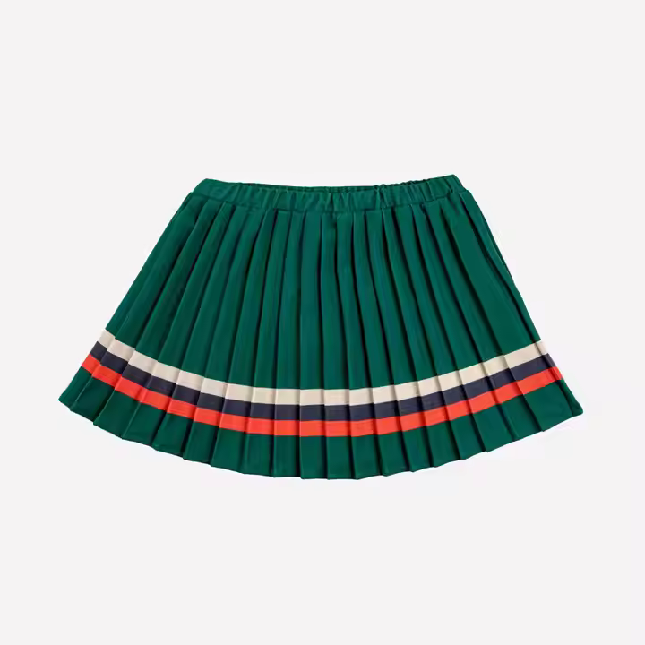 Casual Pleated School Skirt for 9-10 Year Old Girls Summer Mini Length Breathable and Comfortable