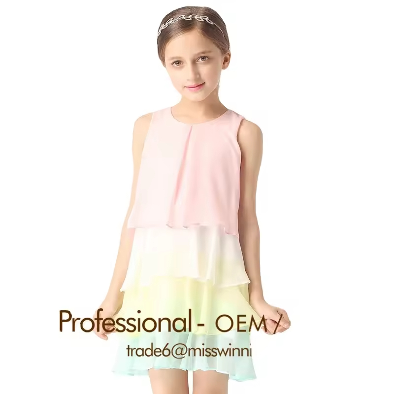 Children Casual Style Kids Beach Dresses Baby Girl Summer Dress for Baby Children Cloths