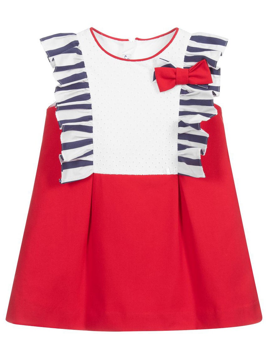 Private Label European Collection Toddler Baby Girl Dress Summer Fashion Ruffle Children's Clothing Girls Dress Factory
